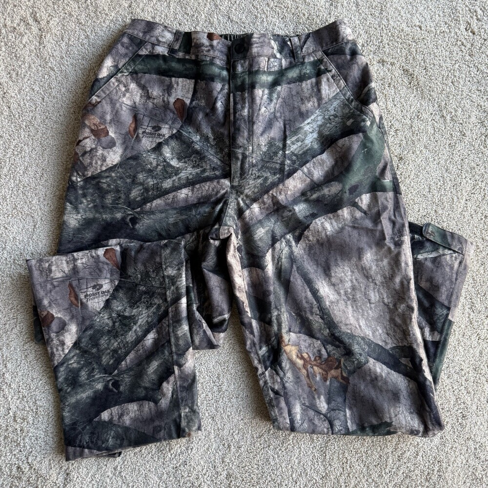 Field & Stream Camo Hunting Pants Mens XL 38x31 Mossy Oak Style Outdoor